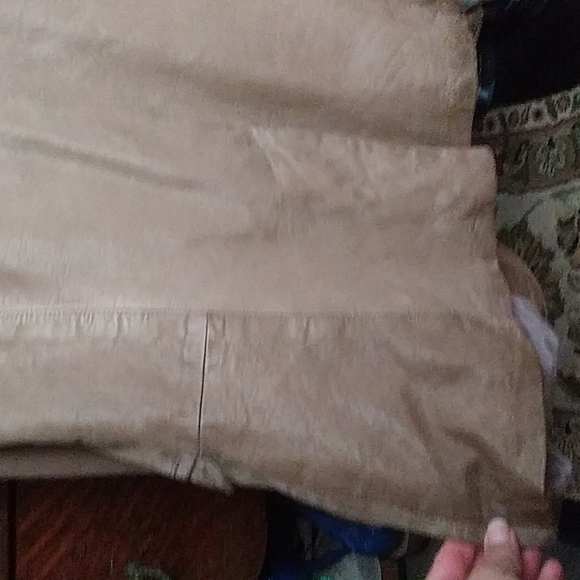 Women's Weathered Taupe Leather Driving Jacket Sz:M - Picture 9 of 14